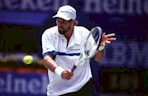 Pat Rafter Volleying - Photo : NSIC Collection 